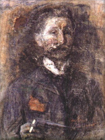 Автопортрет Михаила Врубеля, 1904-1906